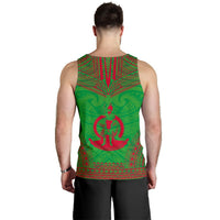 Vanuatu Men's Tank Top - Polynesian Chief Flag Version - Polynesian Pride