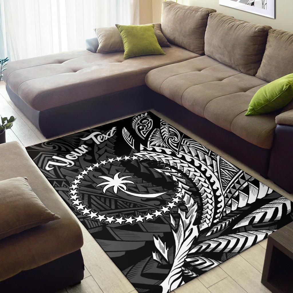 Chuuk State Area Rug - Custom Personalised Wings Style - Polynesian Pride