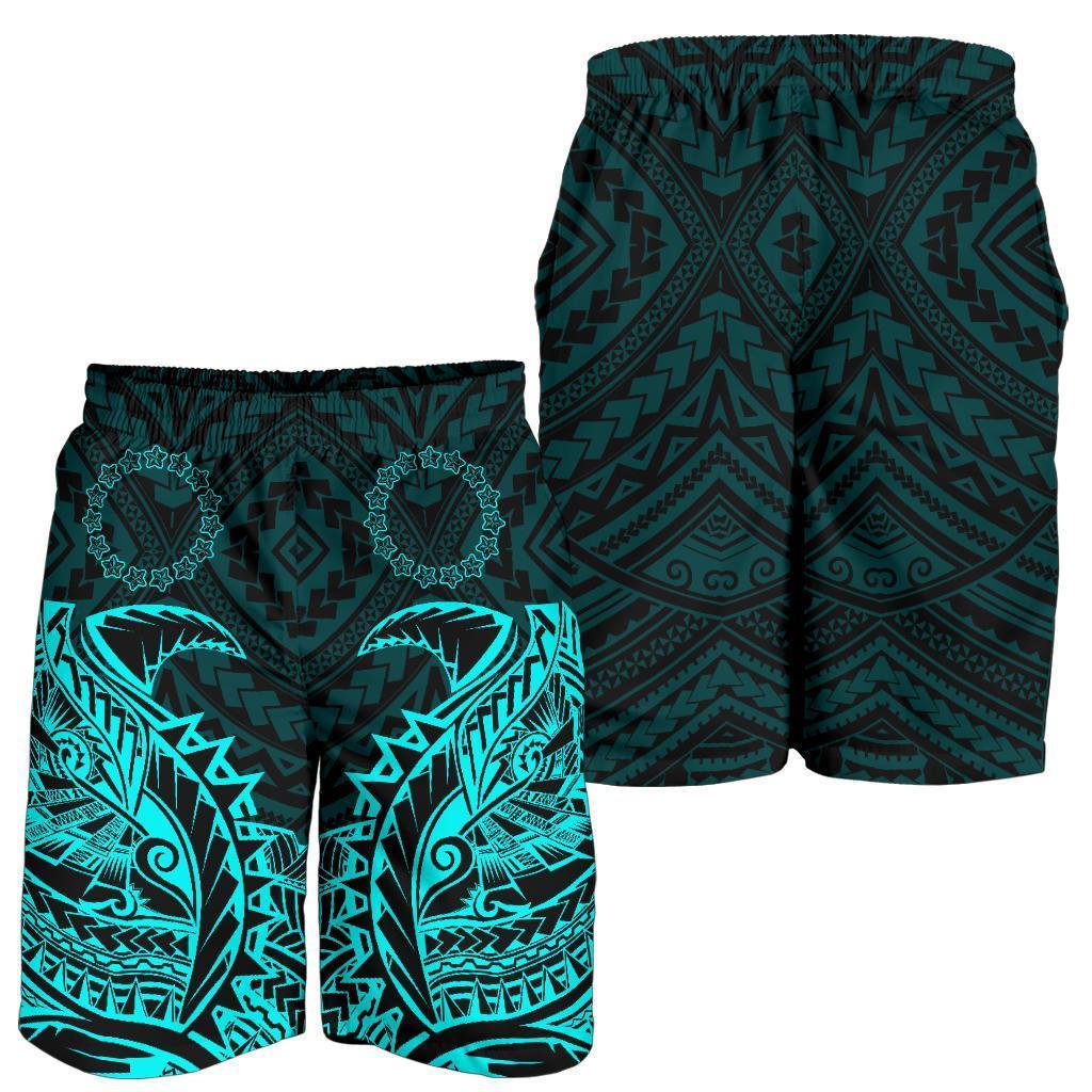 Cook Islands Premium Short - Bleu Clair - Polynesian Pride
