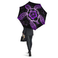 Turtle Hibiscus Violet Umbrella - Polynesian Pride