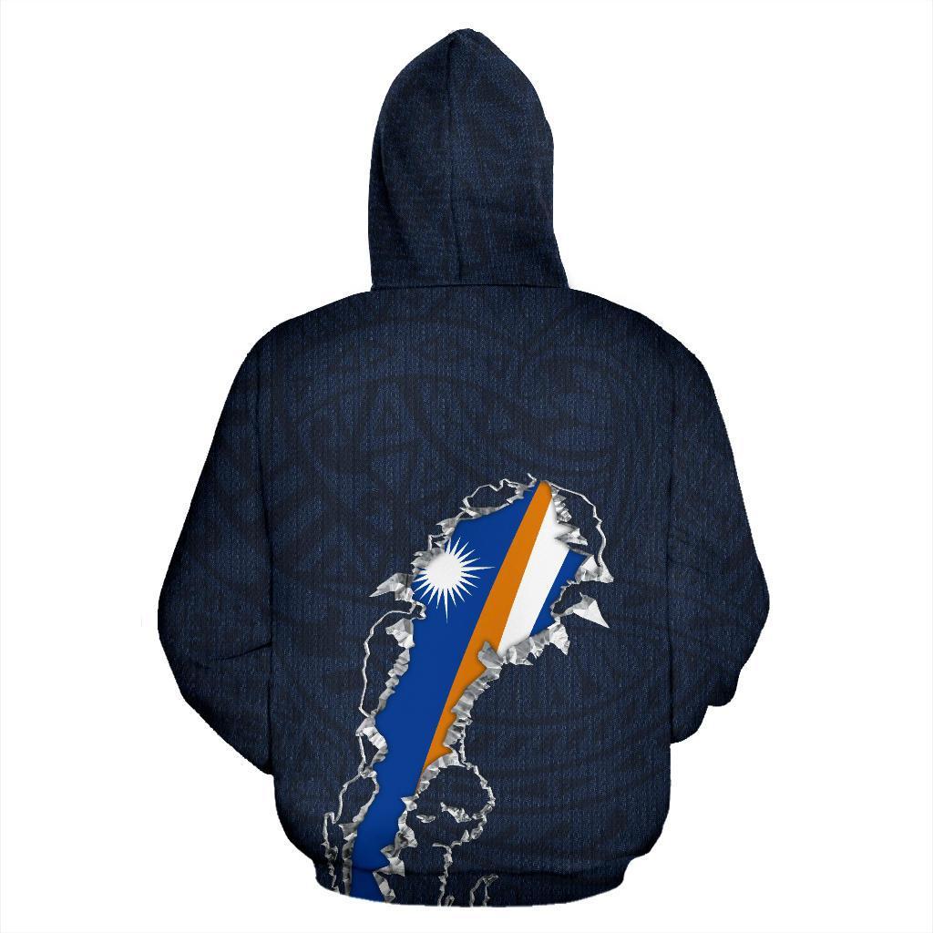 Marshall Islands Polynesian Hoodie Marshall Islands Seal Flag - Polynesian Pride