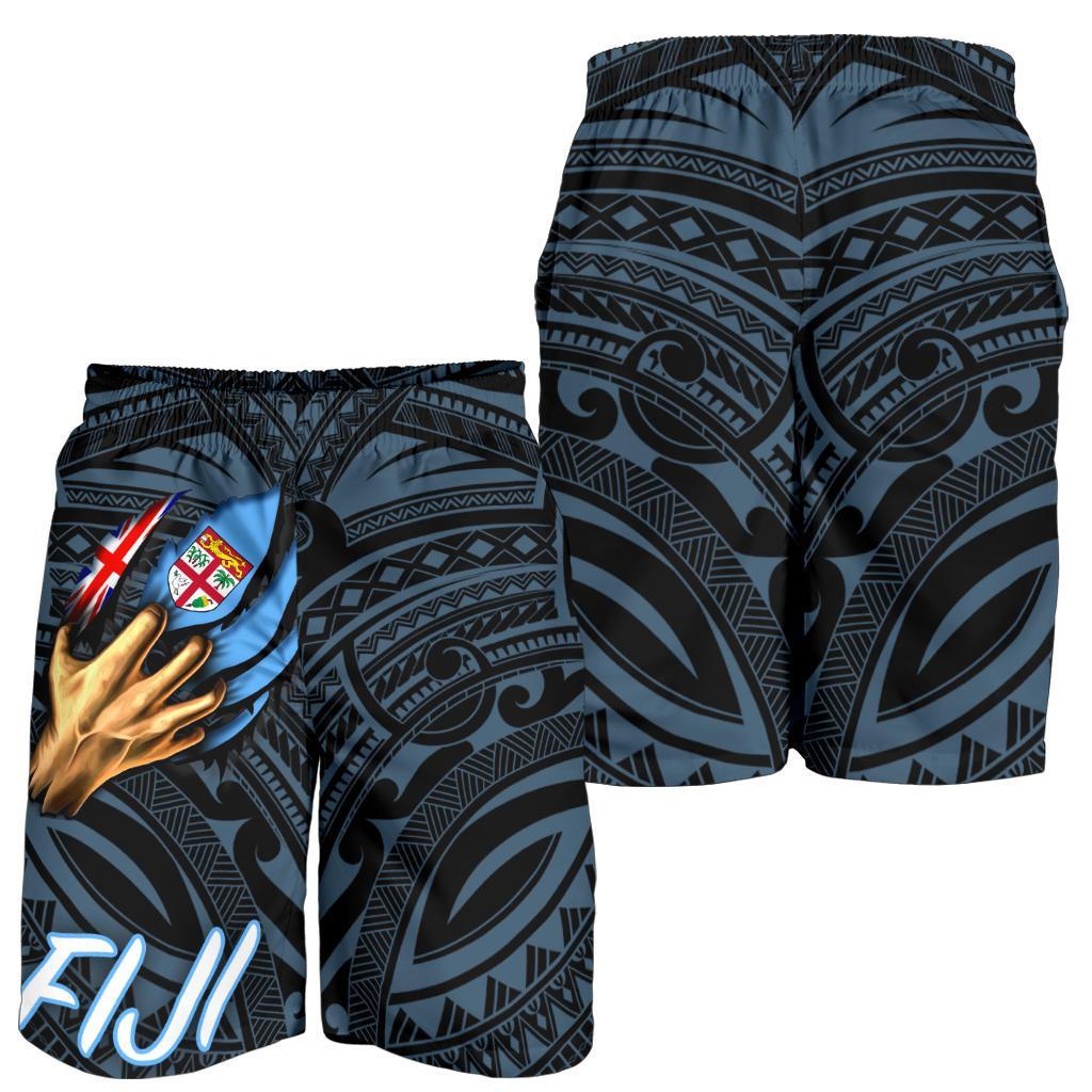 Fiji Men's Short - Fiji In Me (Blue) - Polynesian Pride