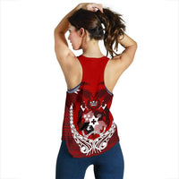 Tonga Polynesian Coconut Women's Racerback Tank A02 - Polynesian Pride
