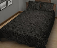 Hawaii Quilt Bed Set Polynesia Lauhala Mix AH - Polynesian Pride