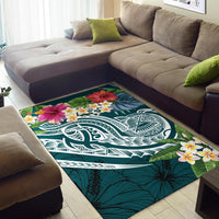American Samoa Polynesian Area Rug - Summer Plumeria - Polynesian Pride