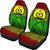 Vanuatu Car Seat Cover - Vanuatu Coat Of Arms Polynesian Tattoo Reggae - Polynesian Pride