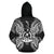 Vanuatu Polynesian ll Over Hoodie Map Black - Polynesian Pride