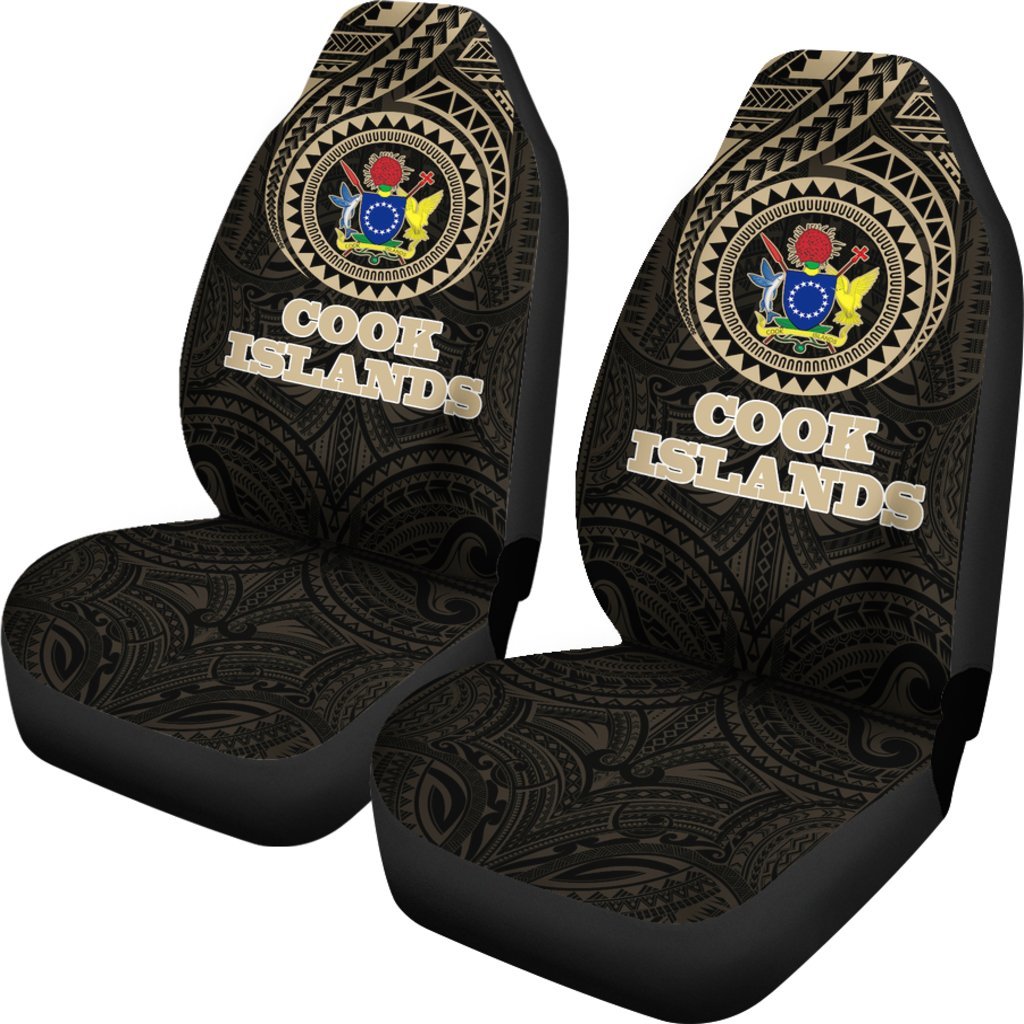 Cook Islands Car Seat Covers (Set Of Two) - Polynesian Pride
