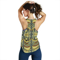 Polynesian Women's Racerback Tank Yellow - Polynesian Pride