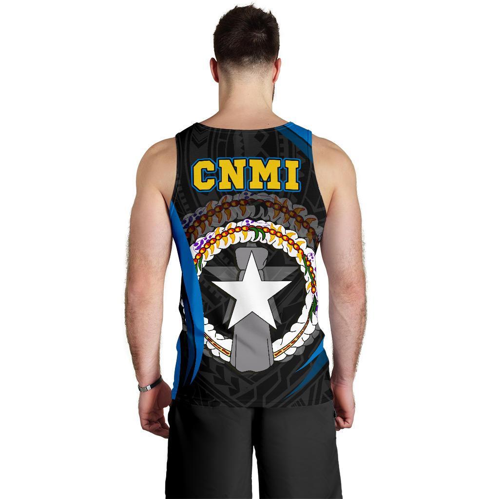 Northern Mariana Islands Men's Tank Top - Northern Mariana Islands Spirit - Polynesian Pride