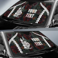 New Caledonia Custom Personalised Auto Sun Shades - Chain Polynesian - Polynesian Pride
