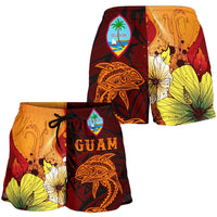 Guam Women's Shorts - Tribal Tuna Fish - Polynesian Pride