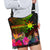 The Philippines Polynesian Crossbody Boho Handbag - Hibiscus and Banana Leaves - Polynesian Pride