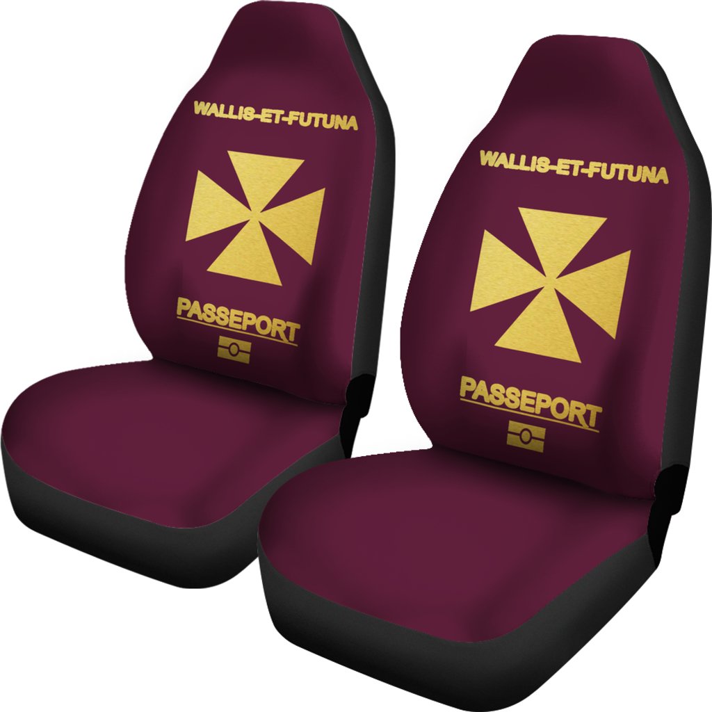 Wallis and Futuna Car Seat Covers - Wallis-Et-Futuna Passeport - Polynesian Pride