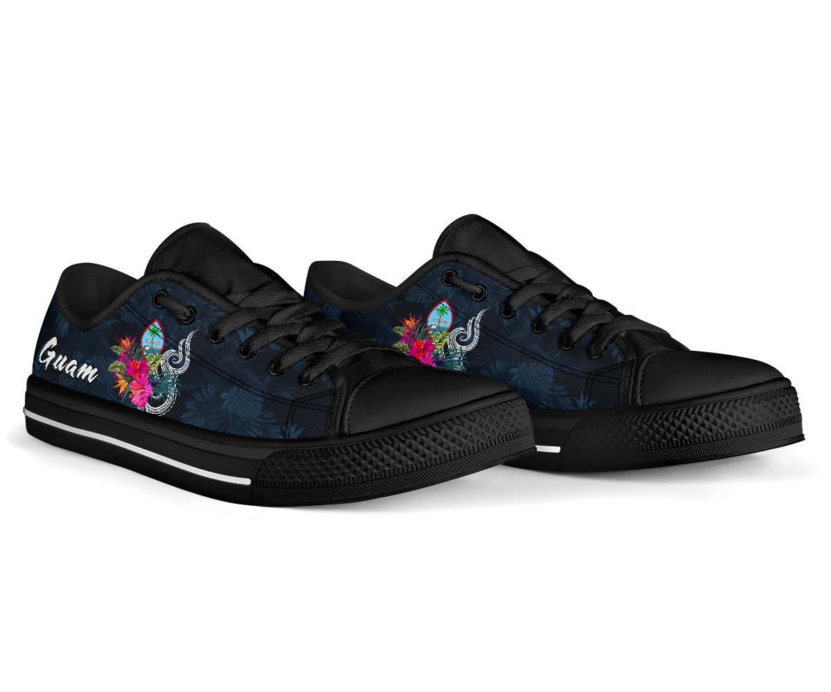 Guam Polynesian Low Top Shoe - Tropical Flower - Polynesian Pride