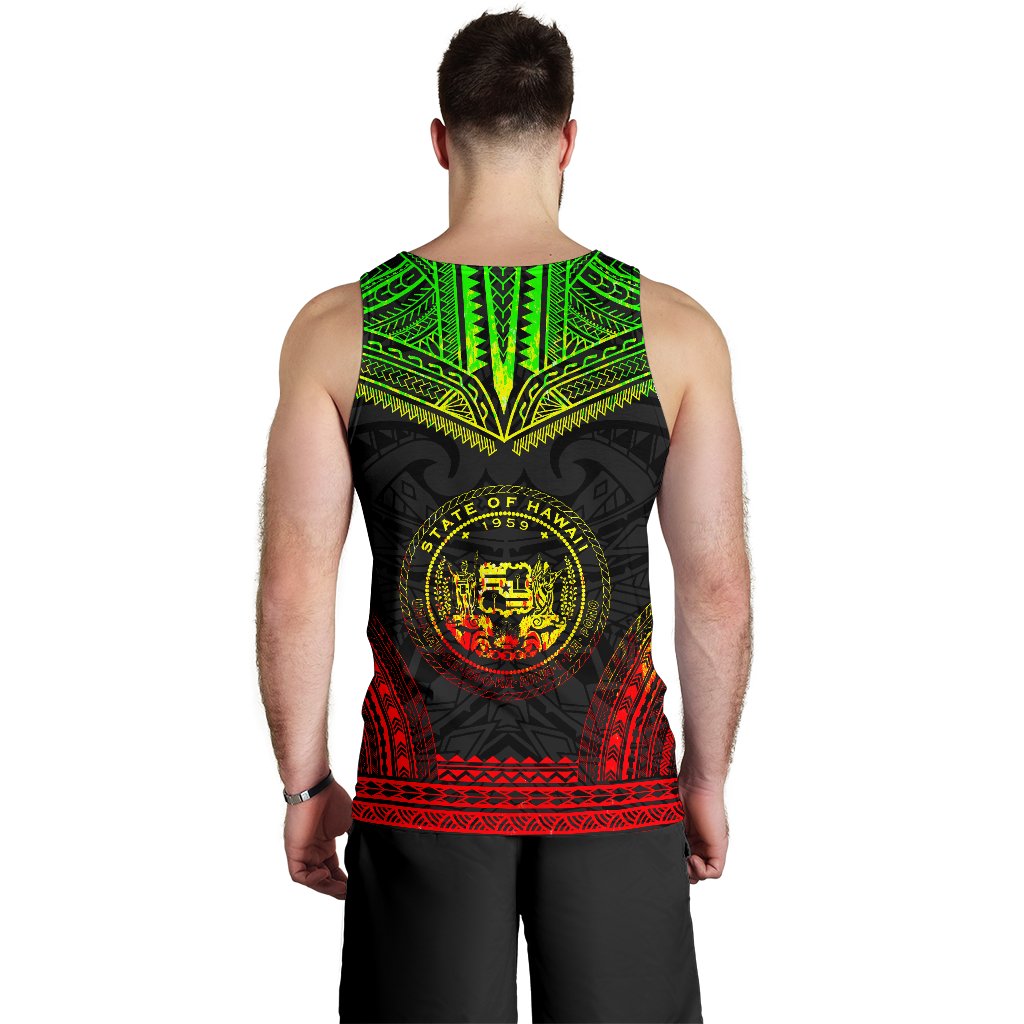 Hawaii Men's Tank Top - Polynesian Chief Reggae Version - Polynesian Pride