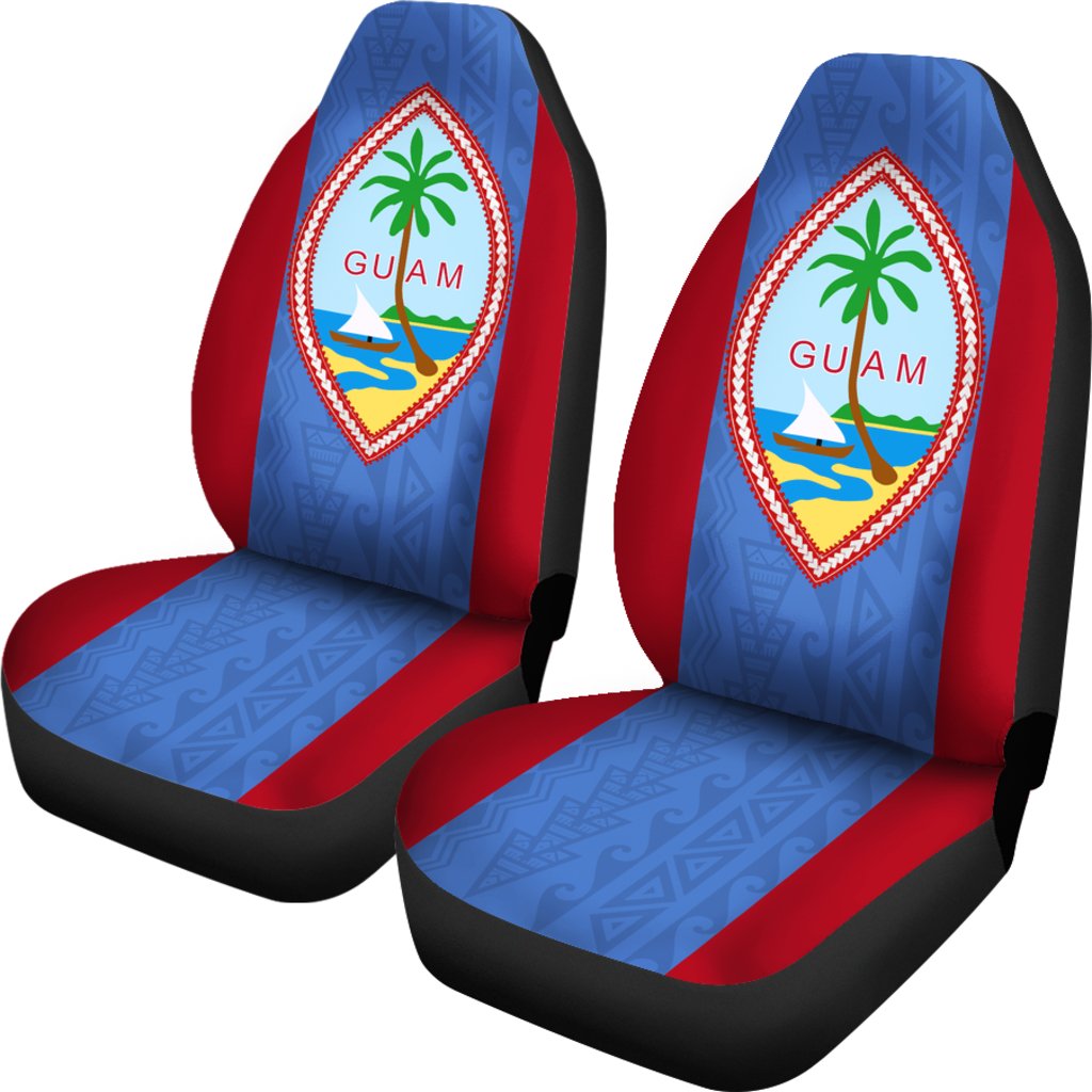 Guam Car Seat Covers - Guam Flag - Polynesian Pride