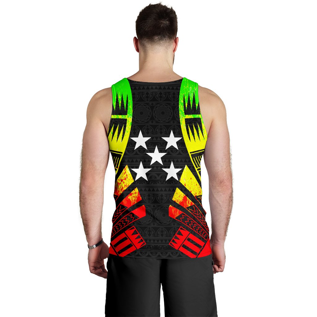 Gambier Islands Men Tank Top - Polynesian Tattoo Reggae - Polynesian Pride