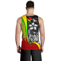 Polynesian Hawaii Men Tank Top Reggae - Turtle with Hook - Polynesian Pride