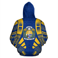 Nauru All Over Hoodie Polynesian Tattoo Style - Polynesian Pride