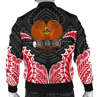Papua New Guinea Premium Men's Bomber Jacket - Polynesian Pride