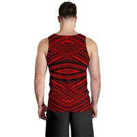 Polynesian Tatau Red Hawaii Men's Tank Top - Polynesian Pride