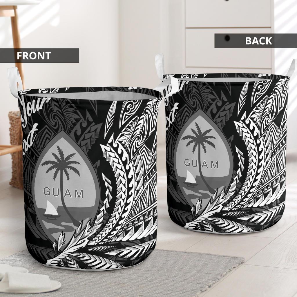 Guam Laundry Basket - Custom Personalised Wings Style - Polynesian Pride