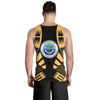 Federated States Of Micronesia Men Tank Top - Polynesian Tattoo Gold - Polynesian Pride