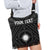 Marshall Personalised Boho Handbag - Marshall Seal With Polynesian Tattoo Style ( Black) - Polynesian Pride