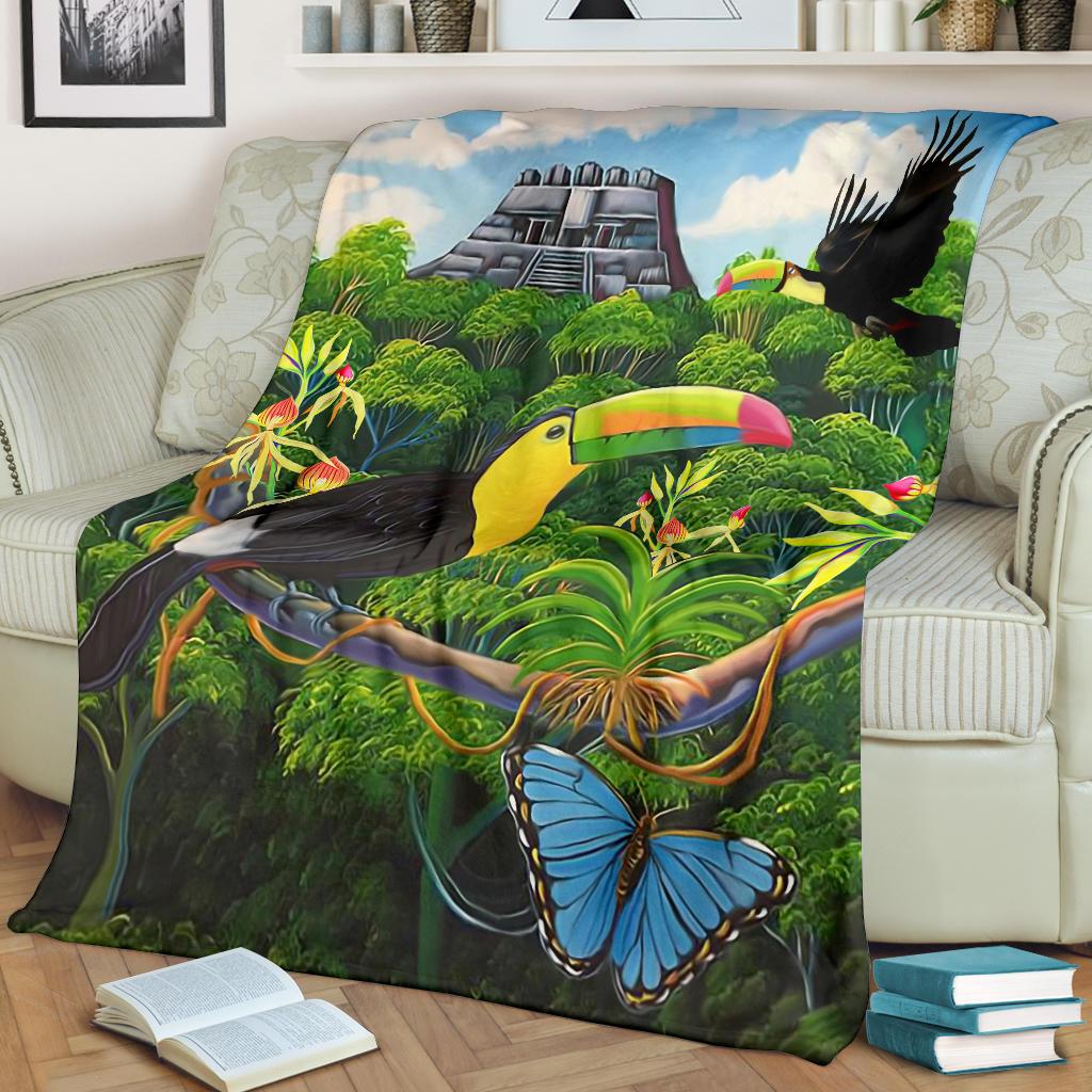 Wonderful Jungle Premium Blanket - Polynesian Pride