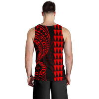 Hawaii Warrior Men's Tank Top Red - Polynesian Pride