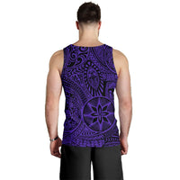 Polynesian Hawaiian Style Tribal Tattoo Violet Hawaii Men's Tank Top - Polynesian Pride