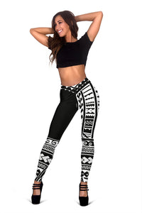 Hawaii Polynesian Leggings White - Fashion - Polynesian Pride