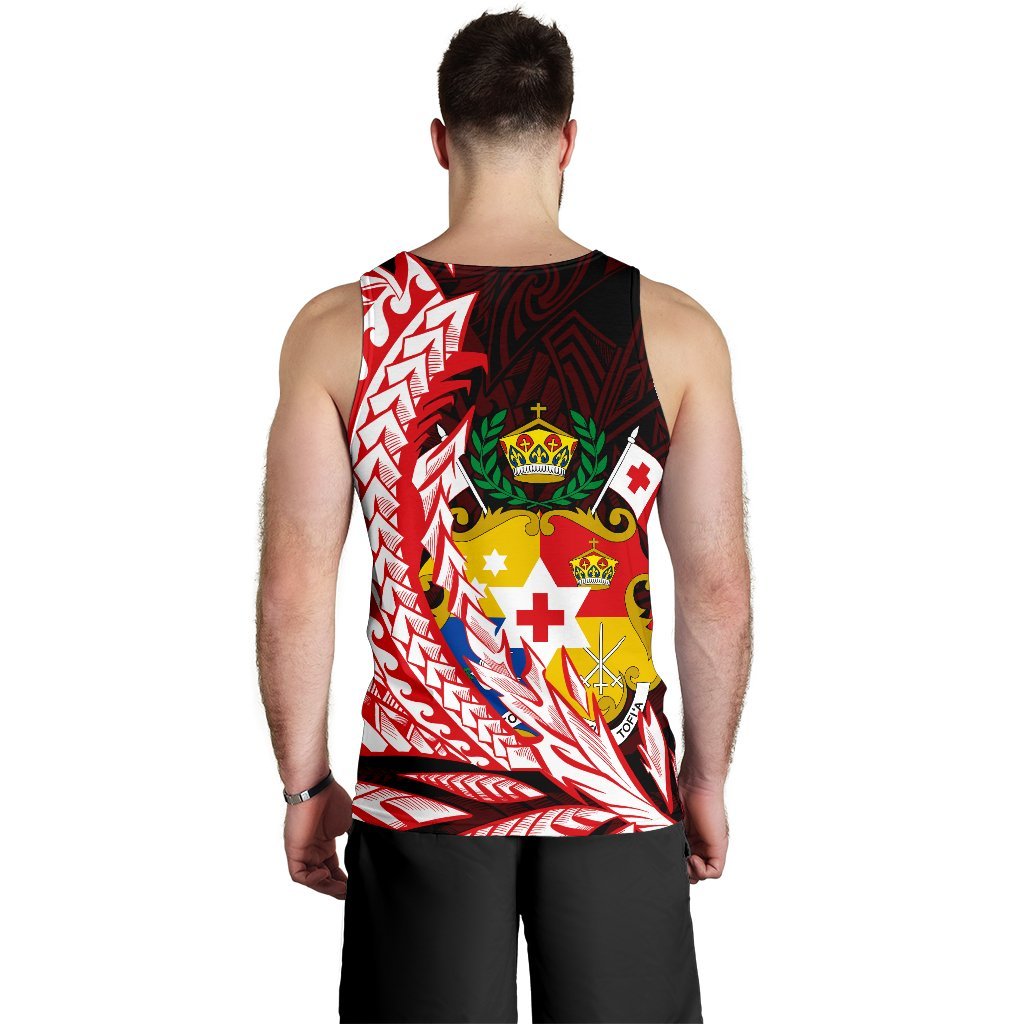 Tonga Men's Tank Top - Wings Style - Polynesian Pride
