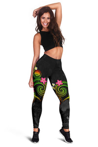 Federated States of Micronesia Polynesian Leggings - Legend of FSM (Reggae) - Polynesian Pride