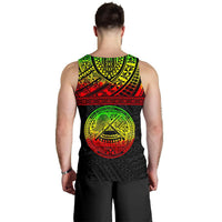 American Samoa Custom Personalised Men's Tank Top - Polynesian Reggae - Polynesian Pride