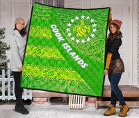 Cook Islands Premium Quilt Polynesian Victorian Vibes - Polynesian Pride