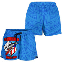American Samoa Polynesian Women's Shorts - Iseulaolemoana Fagatogo - Polynesian Pride