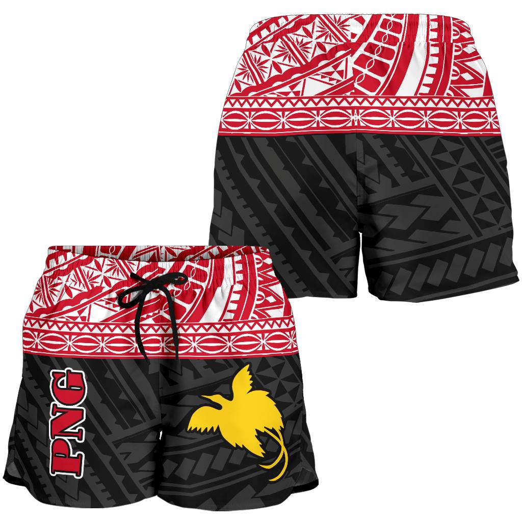 Papua New Guinea Women's Shorts - Polynesian Design - Polynesian Pride
