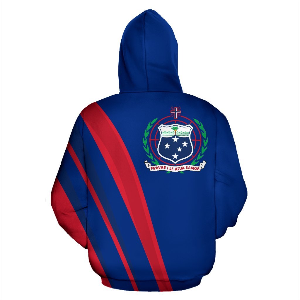 Samoa Hoodie Samoa Coat of Arms - Polynesian Pride