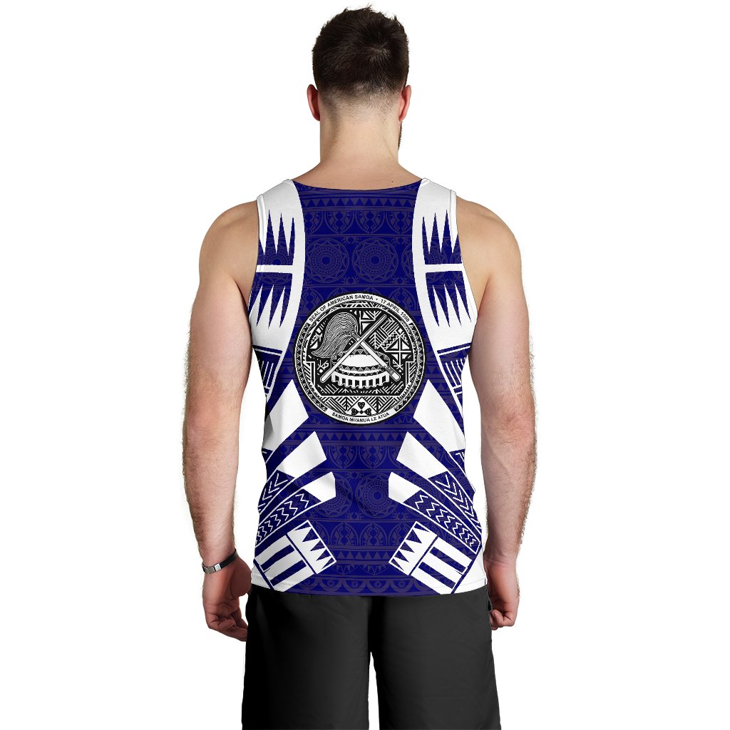American Samoa Men Tank Top - Polynesian Tattoo Flag - Polynesian Pride
