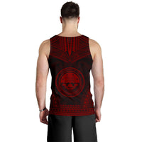 Federated States Of Micronesia Men's Tank Top - Polynesian Chief Red Version - Polynesian Pride