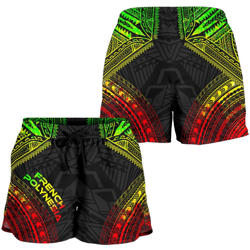 French Polynesia Women's Shorts - Polynesian Chief Reggae Version - Polynesian Pride