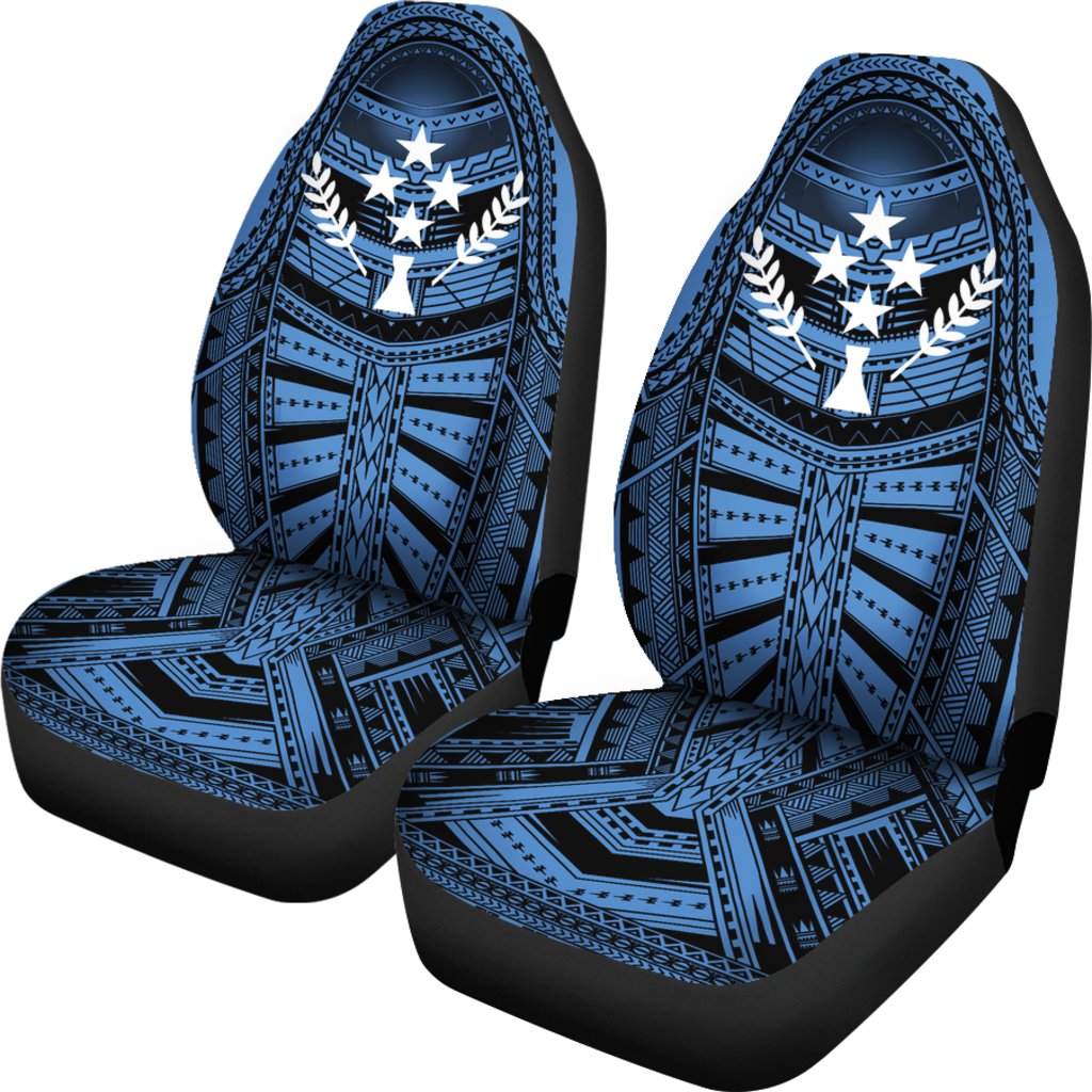 Kosrae Car Seat Covers - Kosrae Flag Micronesian Multiple - Polynesian Pride