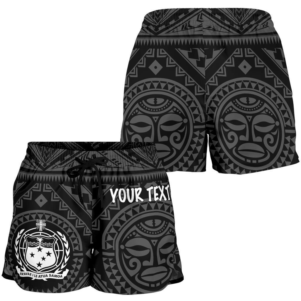 Samoa Personalised Women's Short - Samoa Seal In Polynesian Tattoo Style - Polynesian Pride