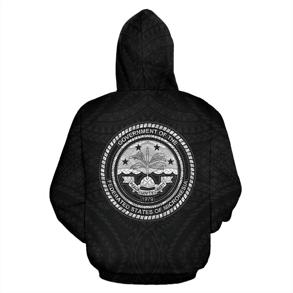 Federated States of Micronesia Polynesian Custom Hoodie Micronesian Warrior - Polynesian Pride