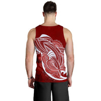 Tonga Men'S Tank Top Shark Coat Of Arms - Polynesian Pride
