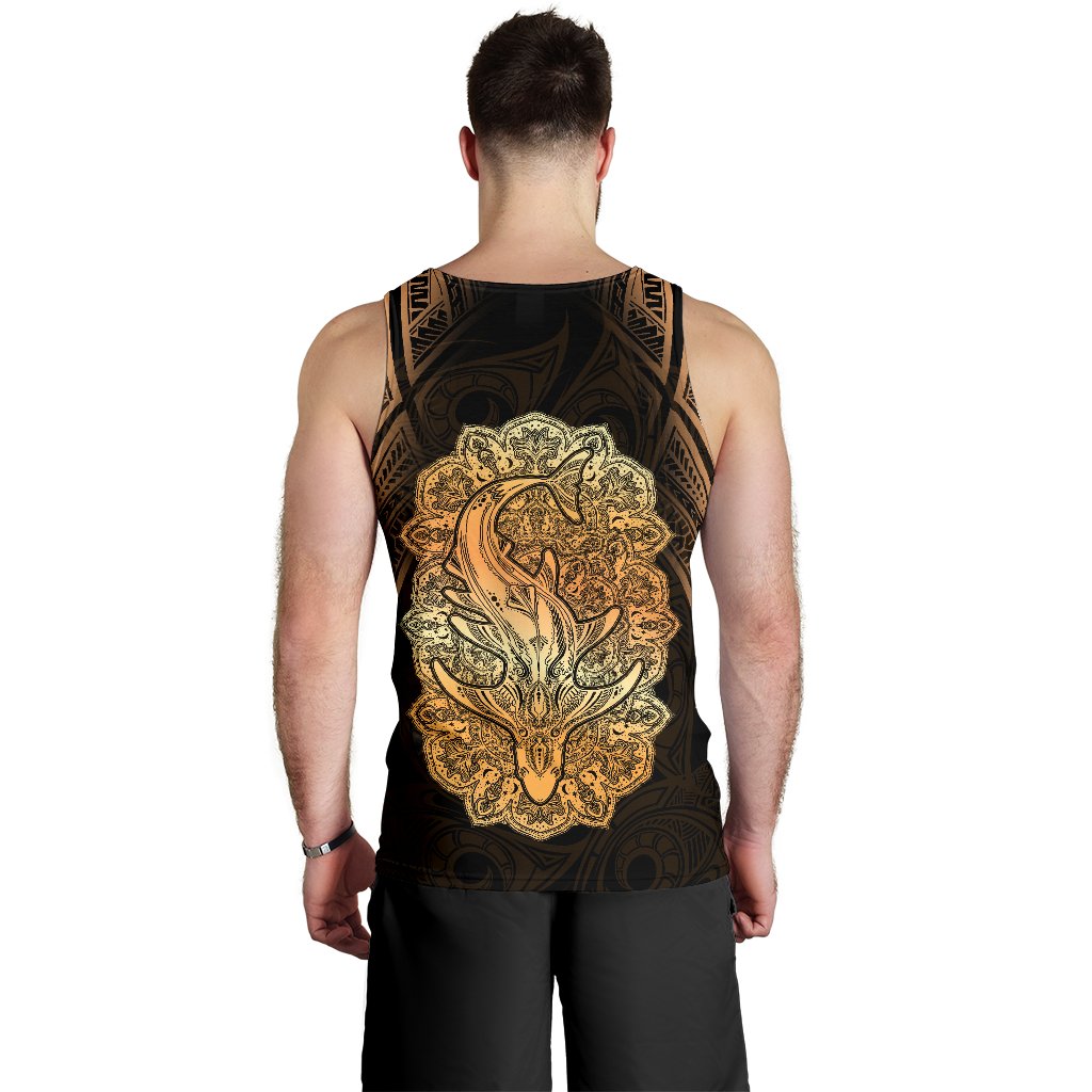 Wild Shark Polynesian Men's Tank Top - Polynesian Pride