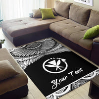 Hawaii Polynesian Custom Personalised Area Rug - Hawaii Pride White Version - Polynesian Pride