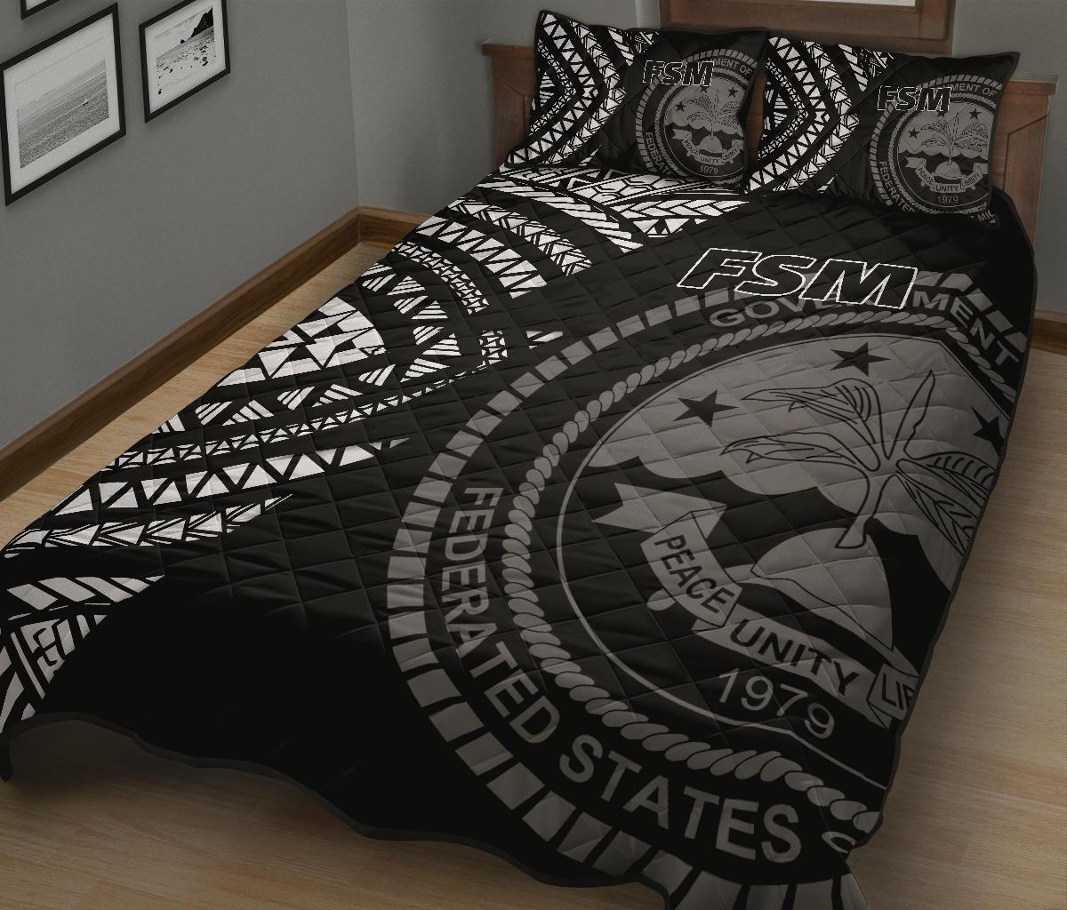 Federated States of Micronesia Pattern Quilt Bed Set - Polynesian Pride